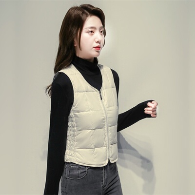 波斯顿官方旗舰店白鸭绒背心内胆
