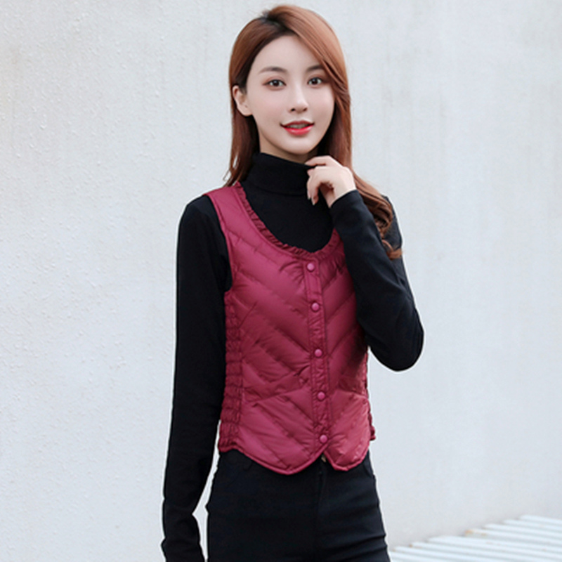 波斯顿品牌官方旗舰店薄羽绒背心