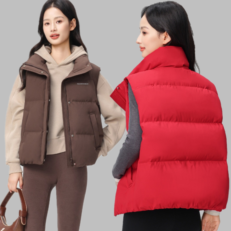 波士顿官方旗舰店正品羽绒马甲女