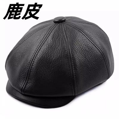 蒂羽森八角帽逛街休闲男士秋冬季