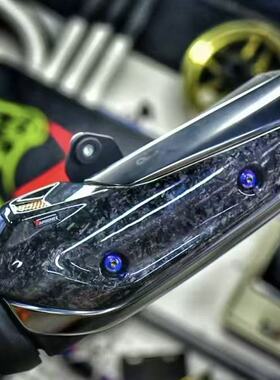 台湾巴风特TMAX560排气管碳纤维防烫壳排气板盖排气挡泥罩
