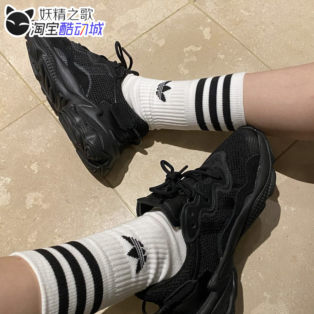 妖精之歌 ADIDAS三叶草ozweego低帮复古男女运动鞋EE6999 FX6029-封面