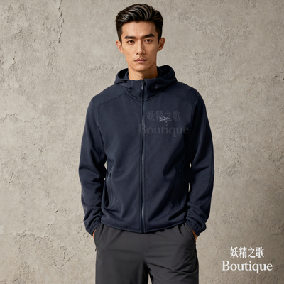 Arcteryx 始祖鸟 KYANITE Hoody 男款连帽抓绒衣夹克 韩国代购