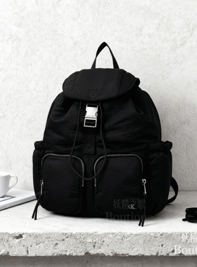 25年新款CALVIN KLEIN 通勤校园风双肩包 大号 女款4K3214G UB1