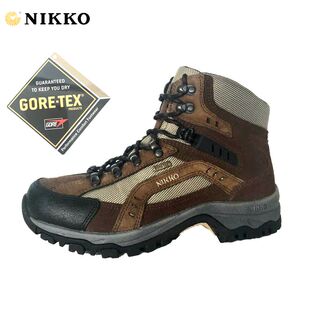 防滑耐磨透气袜套越野徒步鞋 GTX防水男女高帮登山鞋 NIKKO日高正品