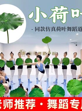 小荷叶舞蹈仿真荷叶荷花鱼戏间采