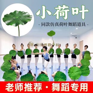 小荷叶舞蹈仿真荷叶荷花鱼戏间采莲入莲间儿童古典舞蹈表演道具