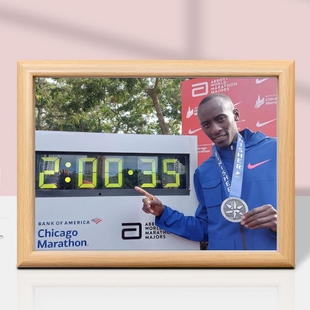 基普图姆长跑马拉松相框摆台卧室宿舍装饰画纪念励志礼物桌面摆件