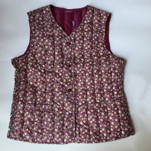 雪银狐羽绒服内胆中老年人女士无袖修身印花防寒羽绒保暖背心马甲