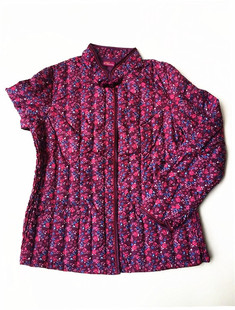 雪银狐羽绒服内胆女士秋冬中式修身长袖轻薄保暖防寒花色羽绒内衣