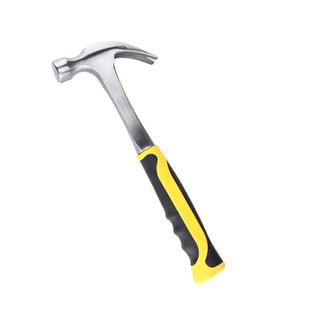 华瑞高碳钢羊角锤家用钉锤木工铁锤连体实心钢锤五金工具一体榔头