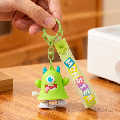 发条小怪兽钥匙扣挂件小玩物挂饰