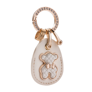 创意钻圈门禁卡套钥匙扣挂件可感应水滴形小区电梯IC公交卡保护套