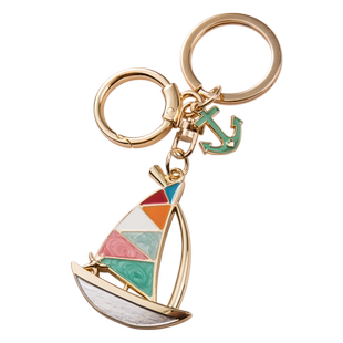 一帆风顺钥匙扣挂件创意网红简约汽车链锁匙圈环个性男女包包挂饰