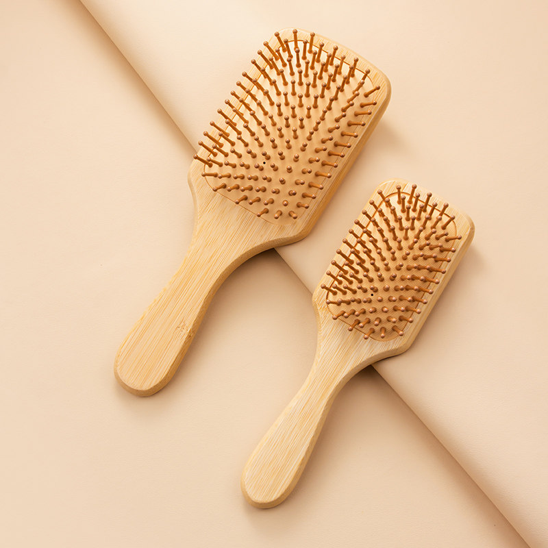 家用实木气囊宽齿气垫梳头部按摩梳子大小号美发造型长发卷发木梳