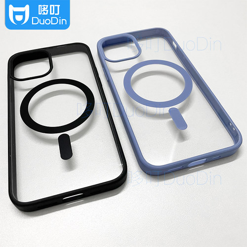 强磁吸附iPhoneTPU透明防摔保护