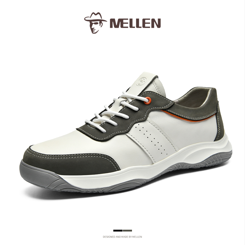 MELLEN名郎休闲鞋真皮百搭轻便