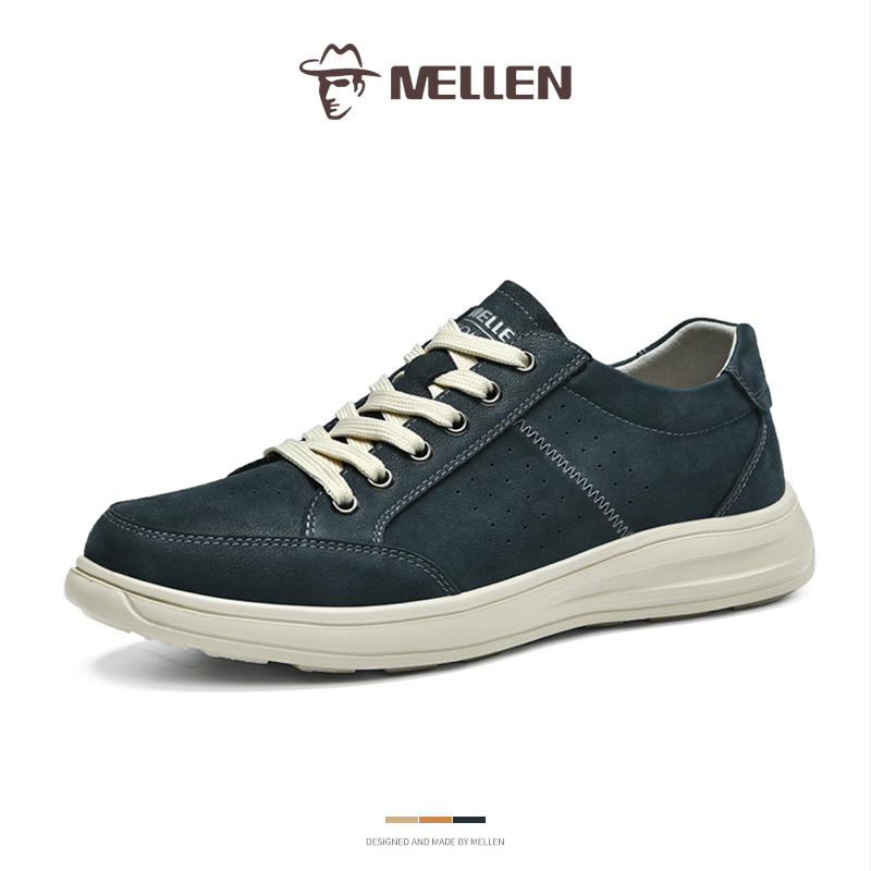 MELLEN名郎真皮轻量缓震休闲鞋