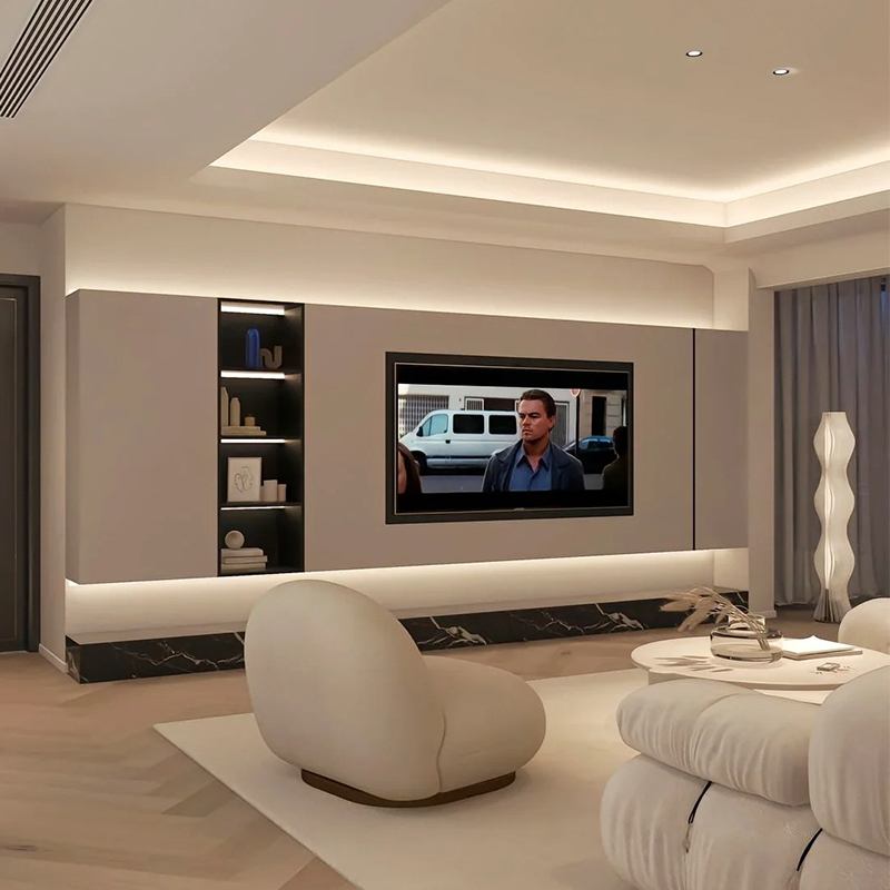 嵌入式电视机壁龛壁柜