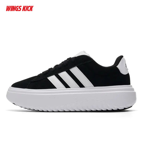 Adidas/阿迪达斯 GRAND COURT PLATFORM 女子厚底休闲鞋 IE1102