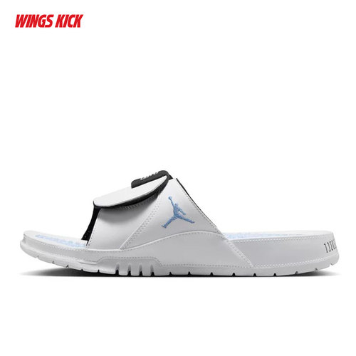 Nike/耐克 JORDAN HYDRO XI 男白蓝休闲沙滩鞋一字拖 FN2452-104