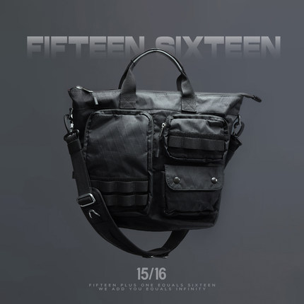 Fifteen Sixteen通勤X-PAC手提斜挎包笔记本电脑头盔包单肩托特包