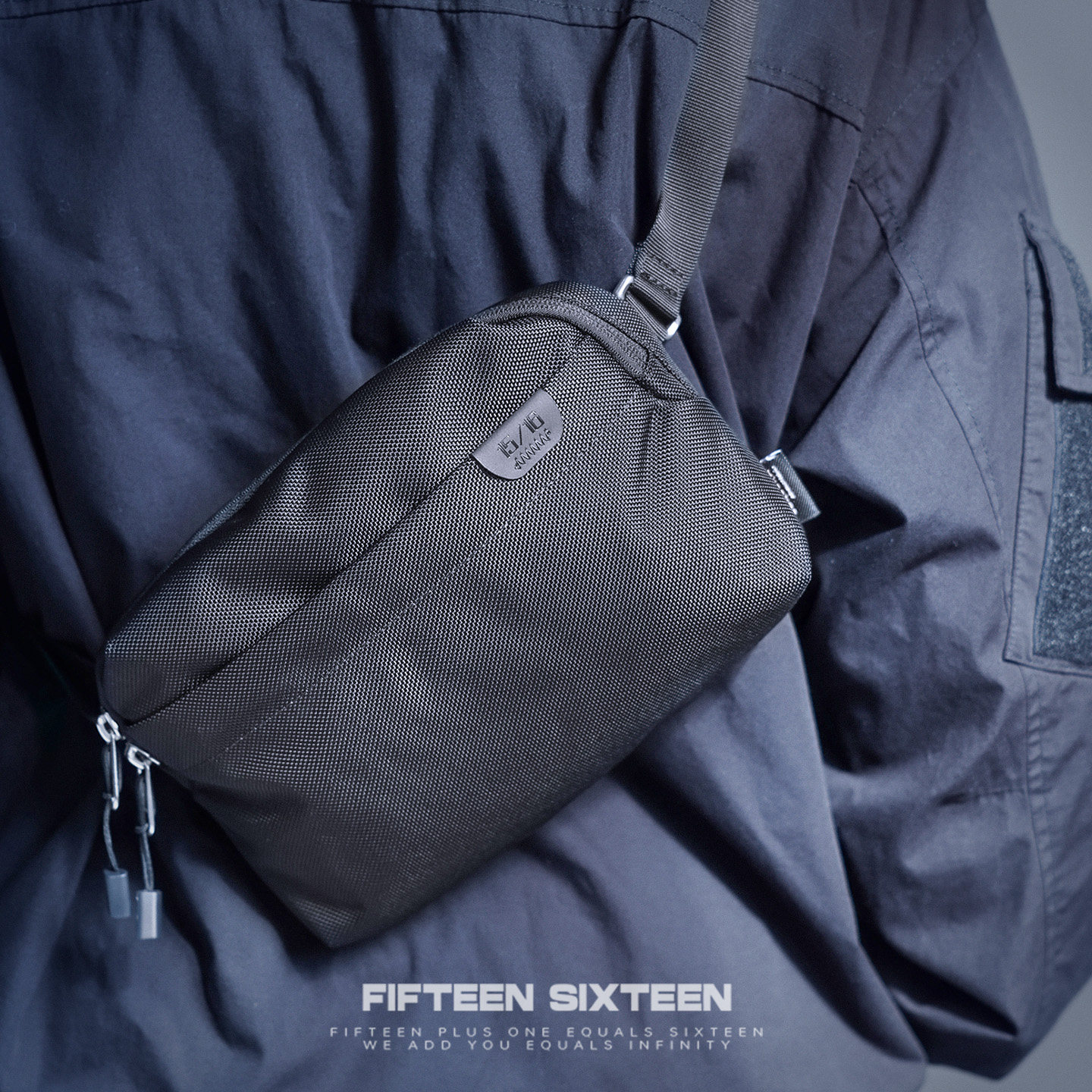 Fifteen Sixteen弹道尼龙6L胸包户外腰包随身便携简约斜挎小包男,箱包皮具/热销女包/男包,胸包,淘宝优惠券,粉丝福利购,淘宝优惠卷