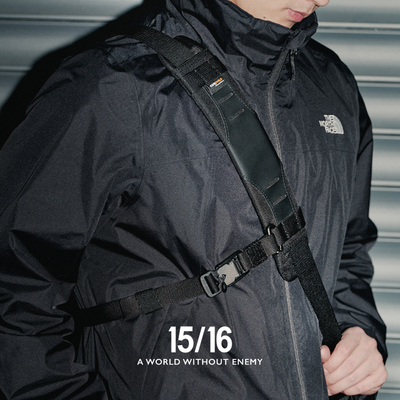 Fifteen Sixteen弹道尼龙斜挎肩带减压肩垫三点固定辅助骑行背带