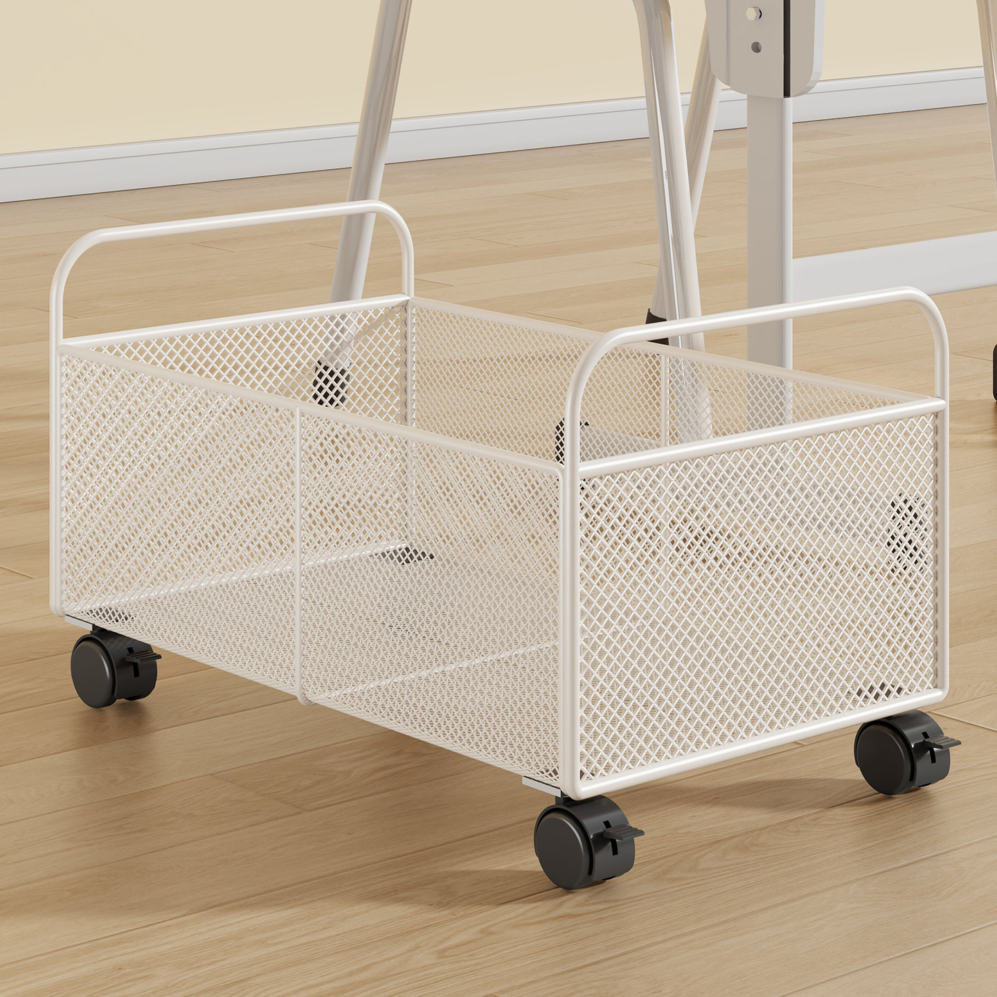 书本收纳箱学生整理箱教室用高中生大容量装书箱可移动书籍收纳筐