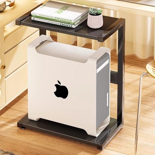 电脑主机托架支架可移动机箱底座带滑轮托架家用台式办公室置物架