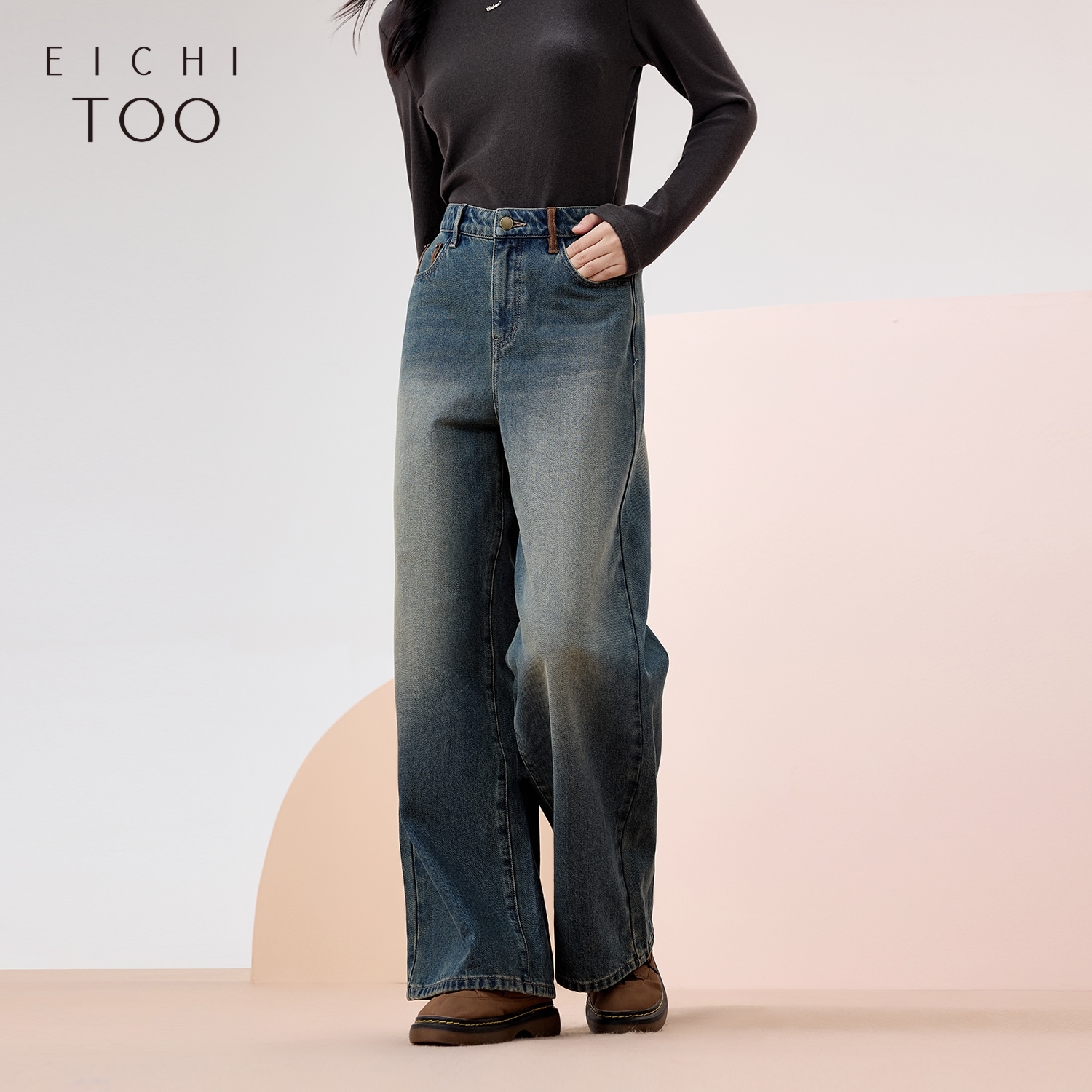 复古时尚 反面磨毛