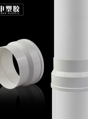 PVC180mm排烟管件直接弯头三通180*160异径大小头厨房油烟出风口