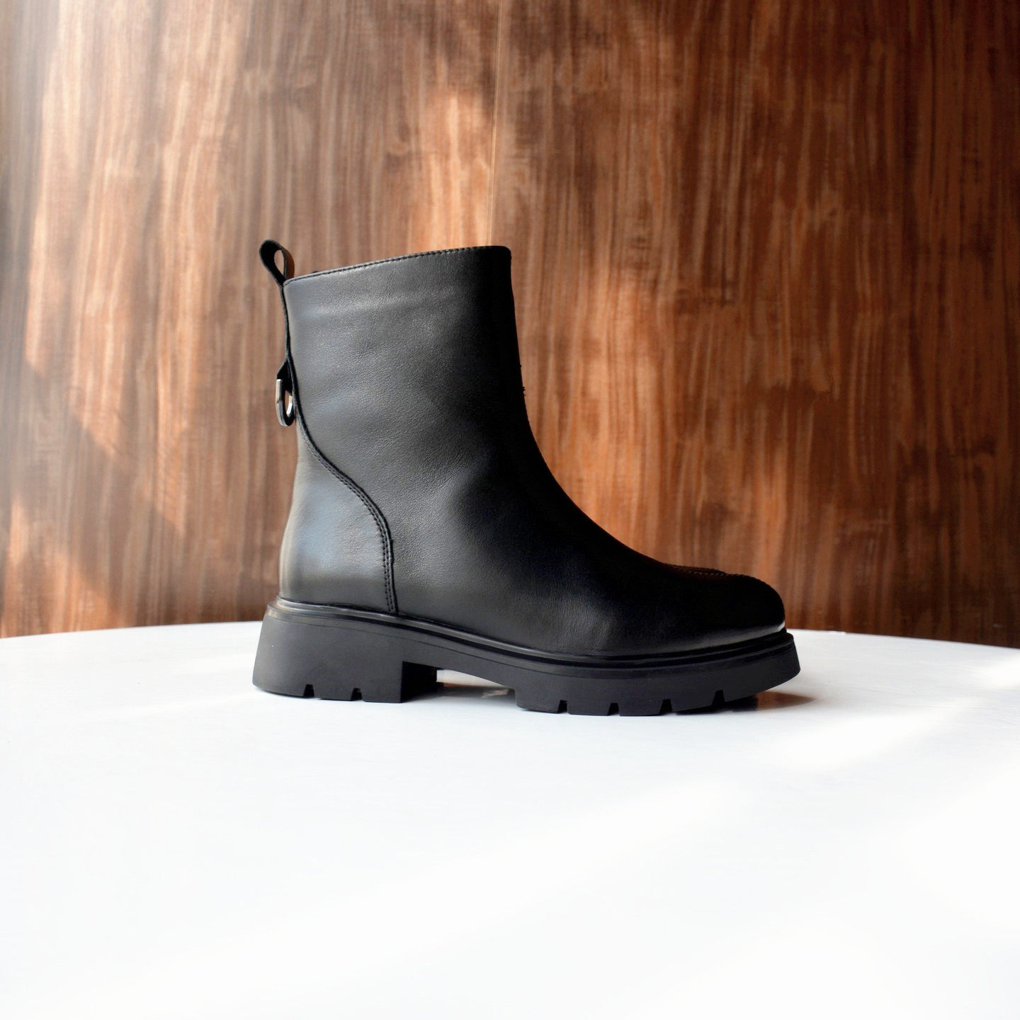 【羊毛】俄单~ 头层牛皮时装靴2025冬季复古休闲靴厚底保暖女短靴,女鞋,时装靴,淘宝优惠券,粉丝福利购,淘宝优惠卷