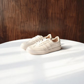 真皮牛皮复古休闲鞋 系带柔软板鞋 2026春季 女鞋 外贸大码 俄罗斯单