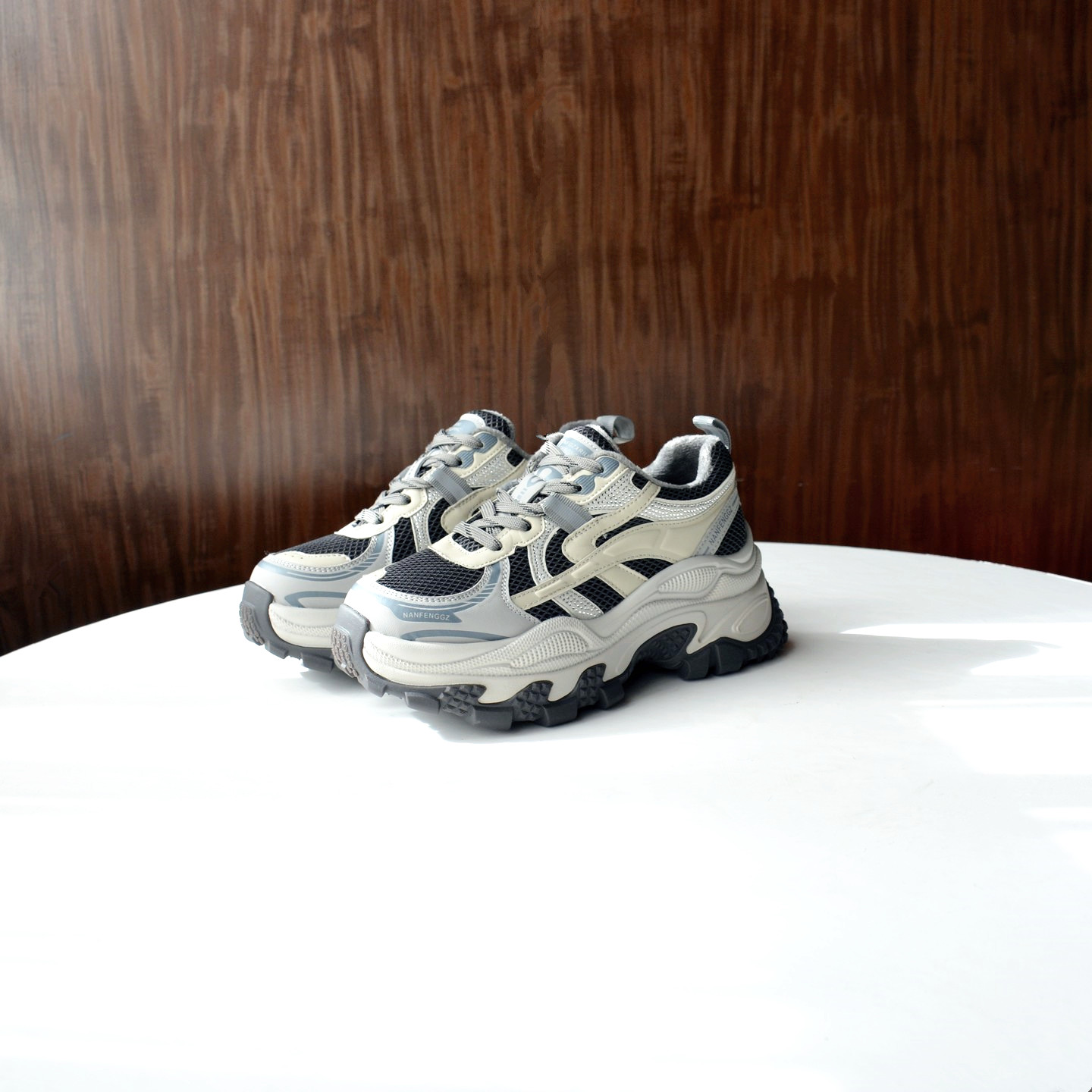 盒标799 加绒复古老爹鞋女2025冬季运动鞋百搭松糕厚底保暖休闲鞋