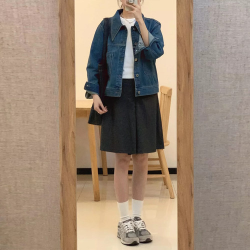 牛仔外套女独特漂亮短款牛仔衣