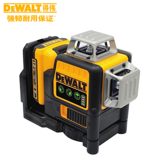 得伟 正品 DEWALT 12V红外线绿光三面360度环绕打线水平仪DW089LG