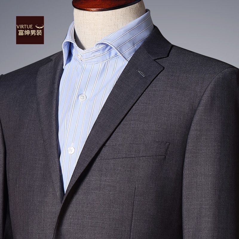 直播间商务西服套装富绅夏季