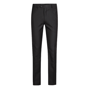 富绅秋款西裤男商务正装职业直筒中年黑色西装裤顺滑垂感裤