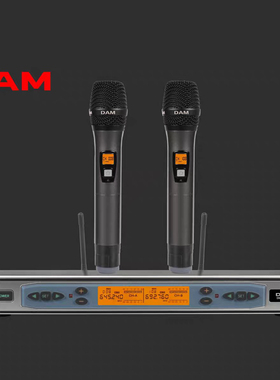 DAM DM-5800无线话筒 卡拉OK KTV专业级无线麦一拖二K歌高保真