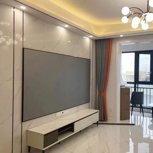 菲涅尔画框一体幕长焦投影幕布