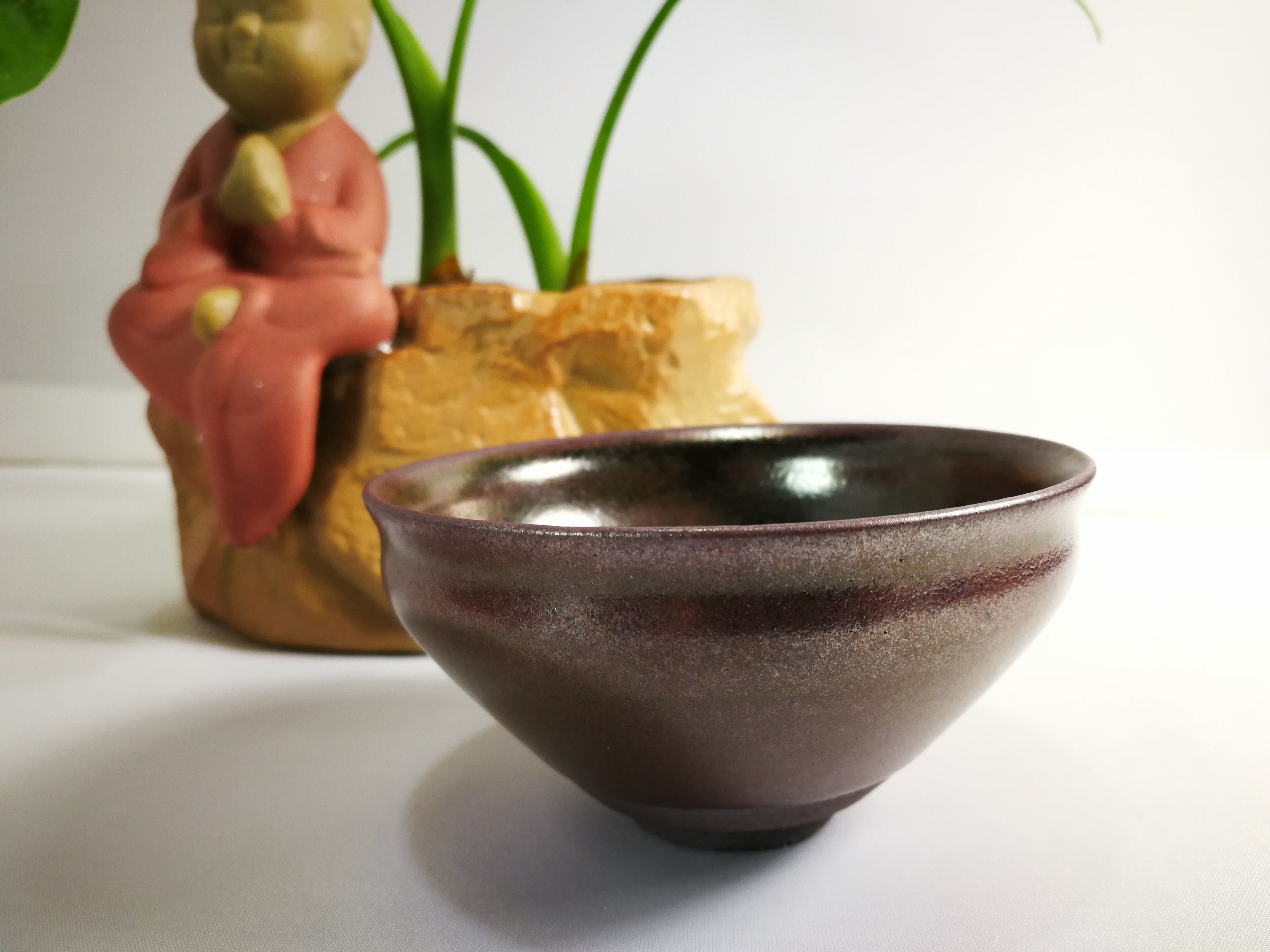 建阳水吉名家柳溪堂柴烧建盏主人杯