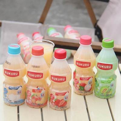 泰国进口KUKURU椰果粒乳酸菌饮料