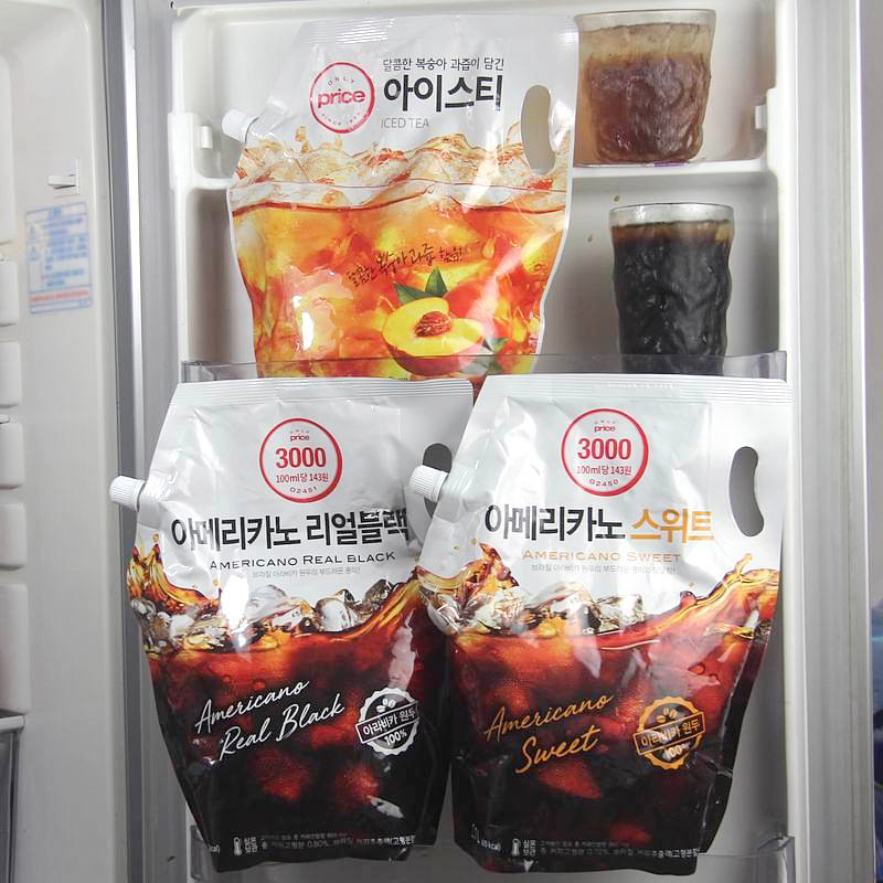 韓國(guó)進(jìn)口OnlyPrice皮可米美式黑咖啡榛子甜美式即飲飲料大包裝