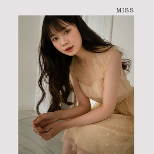 小个子女装夏装2024年新高端礼服闪闪亮片网纱仙女超仙气质小裙子