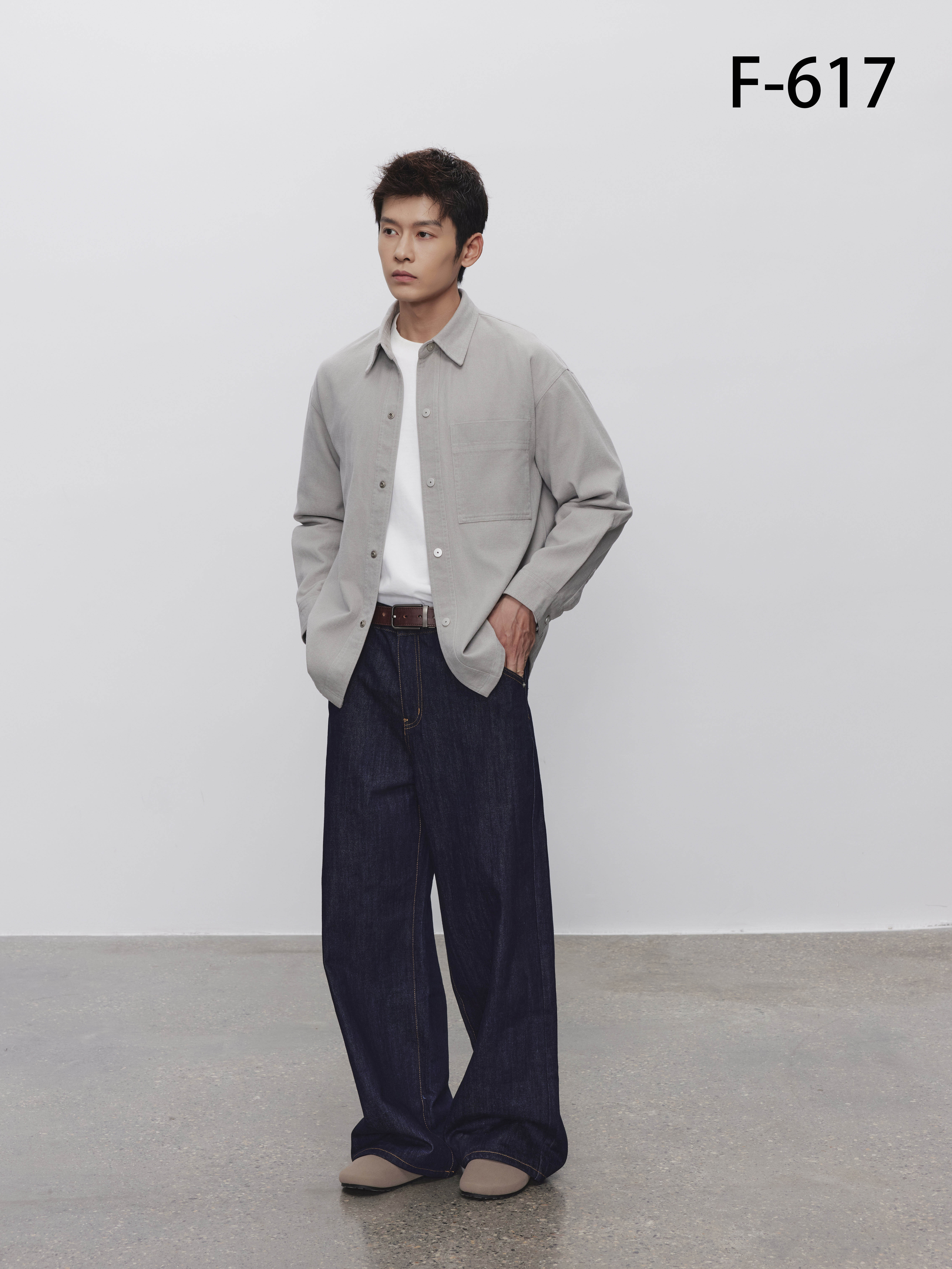 2025新款长袖衬衫男士春秋季薄款日系宽松休闲纯棉衬衣男装外套