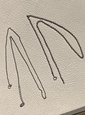 925纯银项链锁骨短绳子款女休闲时尚个性简约百搭款