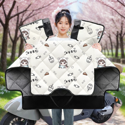 适用台铃超能6蝴蝶防水挡风被