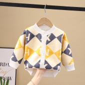 新款 一岁小儿童秋冬装 婴儿上衣宝宝毛衣外套 清仓宝宝针织开衫 反季