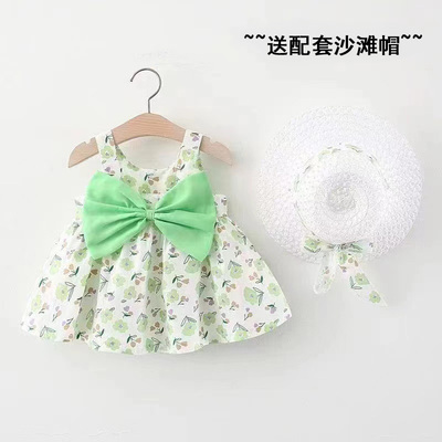 反季亏本特价清仓夏季新款宝宝连衣裙棉布女童背心裙韩版婴幼儿